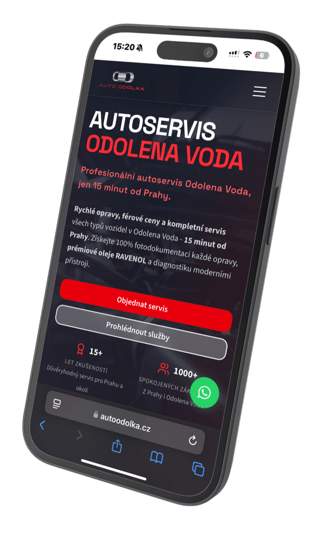 Auto Odolka - mobilní verze