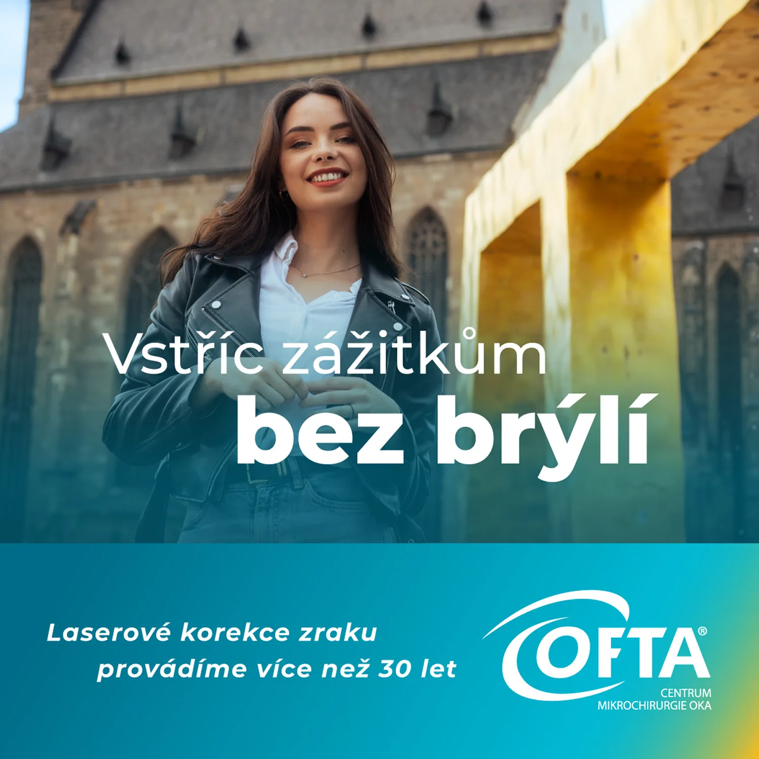 Banner laserové korekce zraku