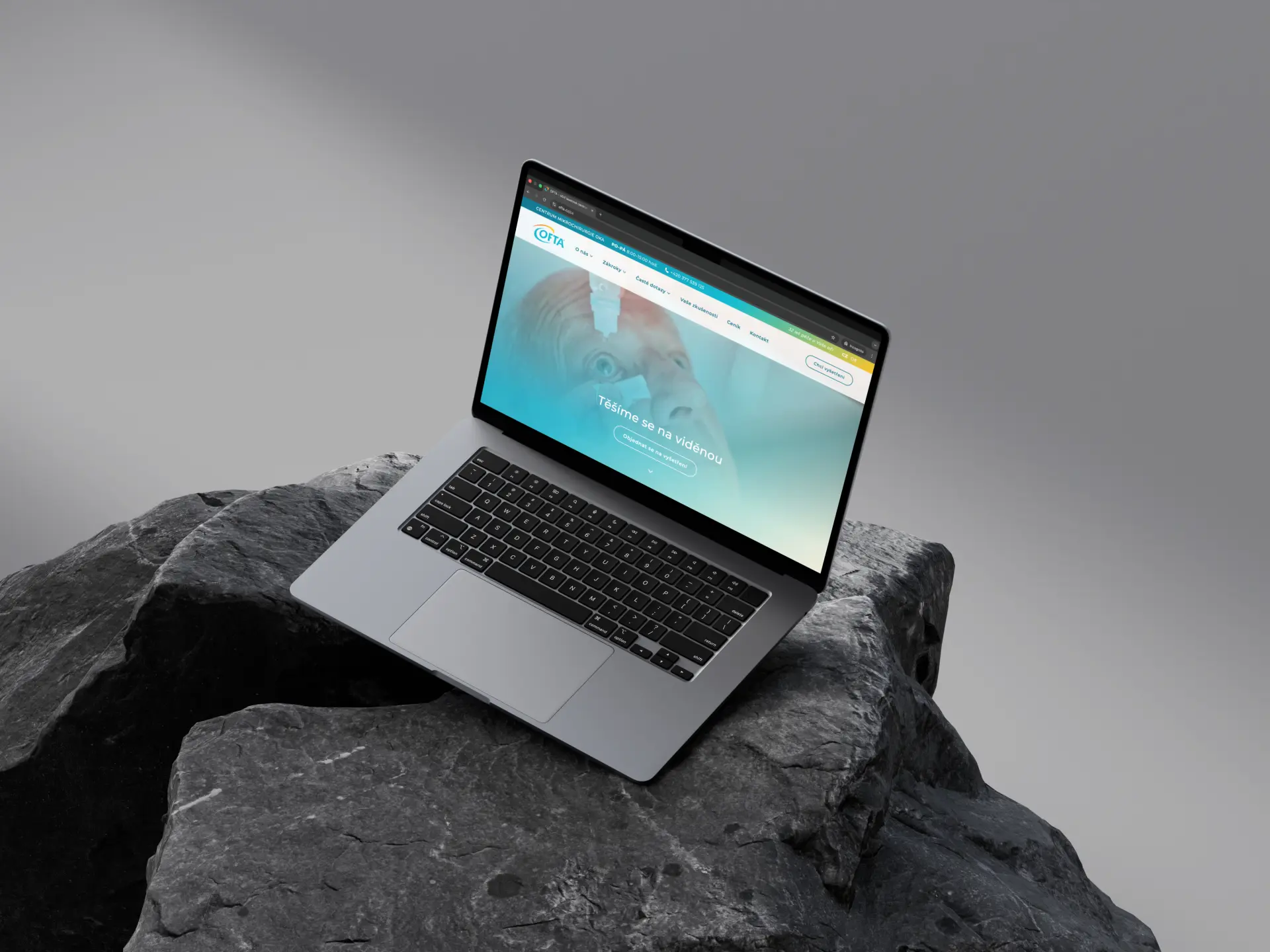 OFTA - Oční klinika - Reference webového projektu vytvořeného Appitect