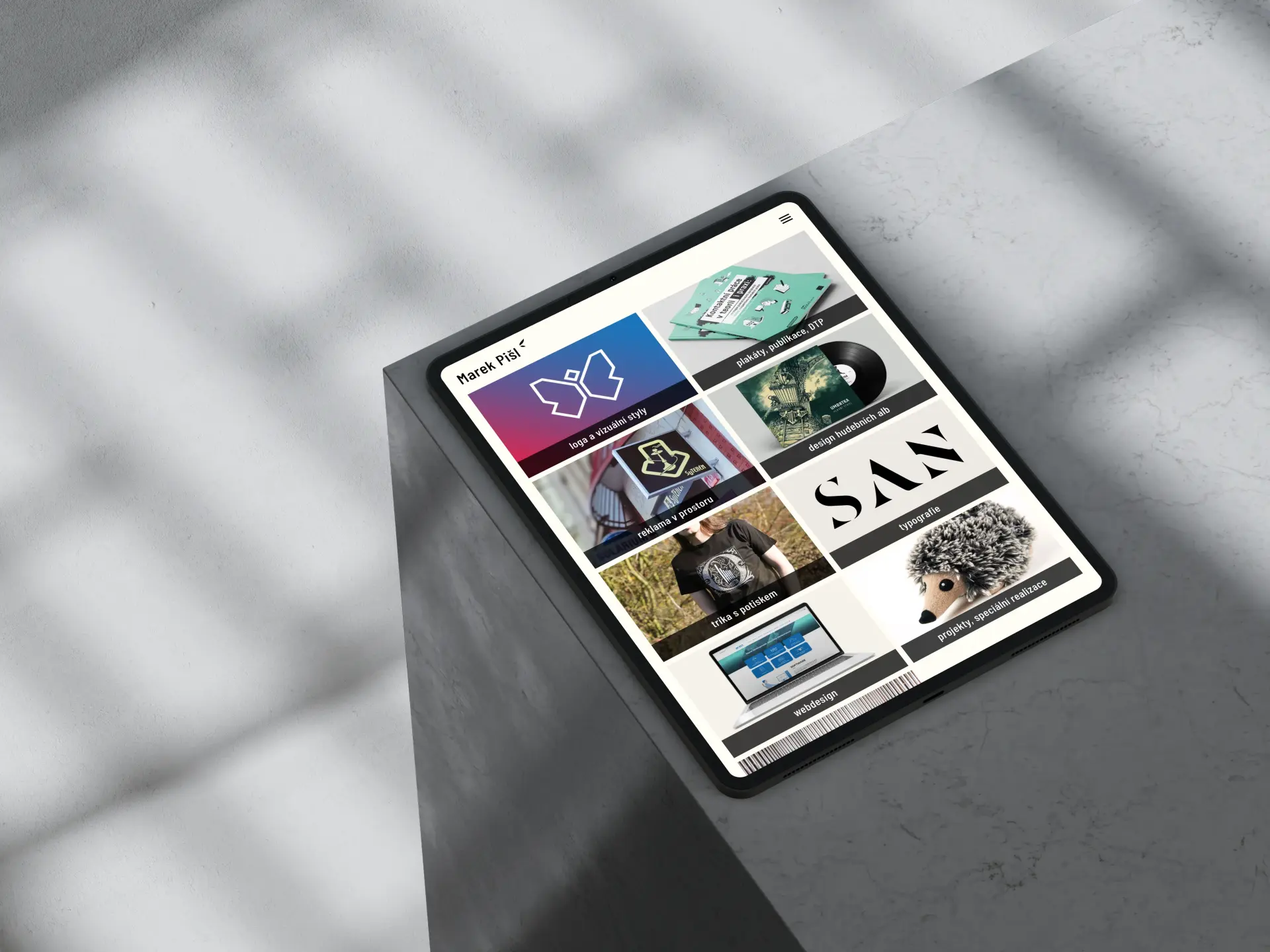 Marek Pišl - grafický designér - Case study webového projektu od Appitect